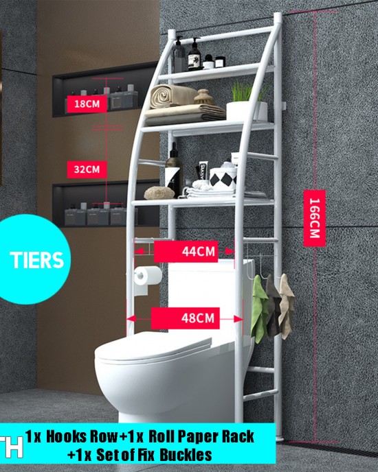 Over Toilet Rack Over Washing Machine Rack Metal Toilet Cabinet Shelving Bathroom Kitchen Storage Shelf Space Saver Shelf Organizer Holder Over Toilet Rack Over Washing Machine Rack Metal Toilet Cabinet Shelving Bathroom Kitchen Storage Shelf Space Saver Shelf Organizer Holder