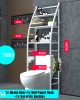 Over Toilet Rack Over Washing Machine Rack Metal Toilet Cabinet Shelving Bathroom Kitchen Storage Shelf Space Saver Shelf Organizer Holder Over Toilet Rack Over Washing Machine Rack Metal Toilet Cabinet Shelving Bathroom Kitchen Storage Shelf Space Saver Shelf Organizer Holder