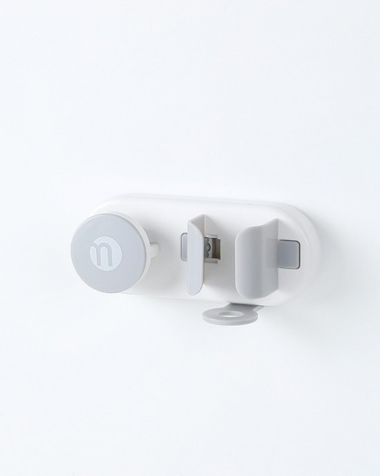 2 PCS Bathroom Punch Free Toothbrush Rack Wall Mounted Automatic Storage Electric Toothbrush Rack Color Without Cup Gray White 2 PCS Bathroom Punch Free Toothbrush Rack Wall Mounted Automatic Storage Electric Toothbrush Rack Color Without Cup Gray White