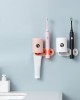 2 PCS Bathroom Punch Free Toothbrush Rack Wall Mounted Automatic Storage Electric Toothbrush Rack Color Without Cup Gray White 2 PCS Bathroom Punch Free Toothbrush Rack Wall Mounted Automatic Storage Electric Toothbrush Rack Color Without Cup Gray White