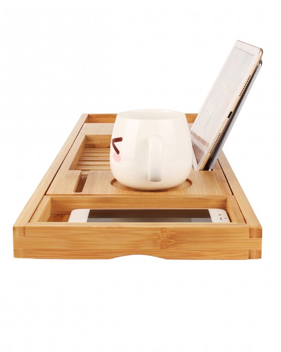 Multifunctional Bamboo Bathtub Rack Retractable Storage Shelf for Bathroom Multifunctional Bamboo Bathtub Rack Retractable Storage Shelf for Bathroom